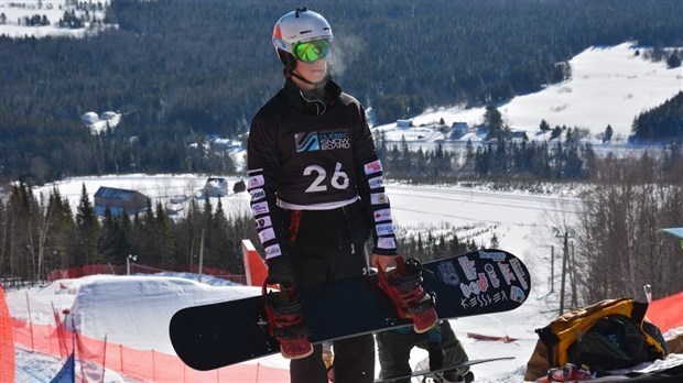 Éliot Grondin obtient le meilleur classement canadien à la Coupe du Monde de snowboard cross