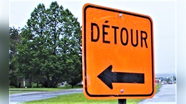 Travaux de reconstruction de la chaussée sur la route 108 à St-Victor