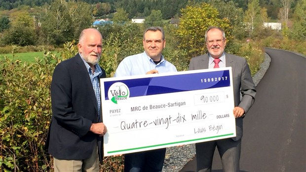 La MRC Beauce-Sartigan reçoit 90 000 $ pour le prolongement de la Route Verte
