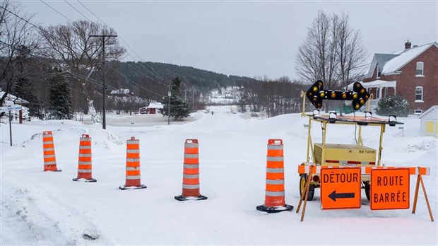 Inondations : routes fermées à Beauceville, St-Joseph, Ste-Marie et Vallée-Jonction