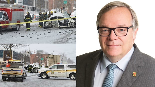 Luc Provençal, maire de Beauceville, déplore l'accident survenu à St-Georges