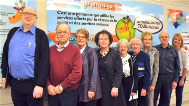 Le comité des usagers dévoile sa murale à l'hôpital de Saint-Georges 