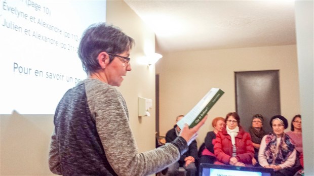 Solange Lapointe est venue présenter son premier roman à Saint-Honoré-de-Shenley