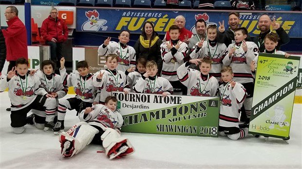 Le Garaga a triomphé au Tournoi atome de Shawinigan