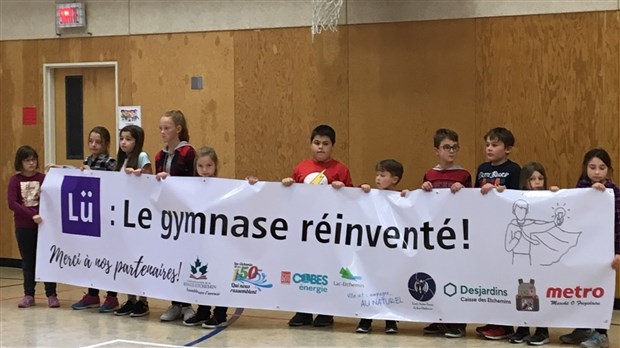 Lac-Etchemin : un nouveau gymnase interactif à l'école Notre-Dame