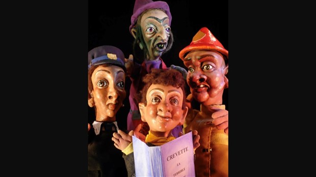 Une spectacle de marionettes à la bibliothèque de Saint-Ludger 