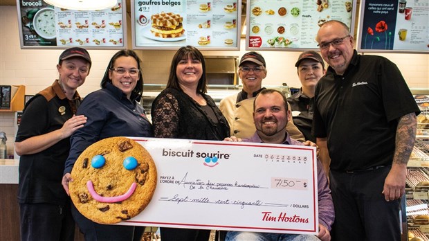 L'Association des personnes handicapées de la Chaudière reçoit 7 150 $