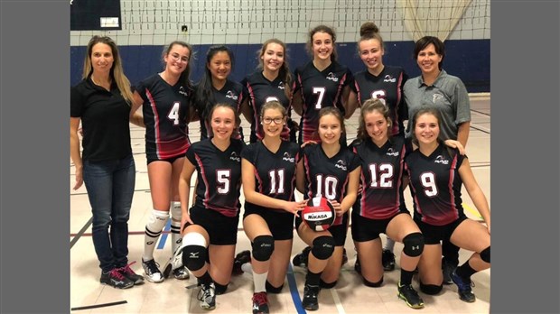 Volleyball juvénile : les Faucons s'illustrent lors de leur dernier tournoi 