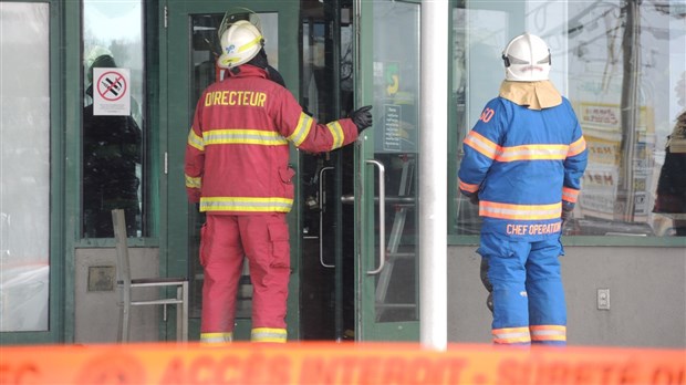 Les pompiers de Saint-Georges interviennent dans l'édifice Canam