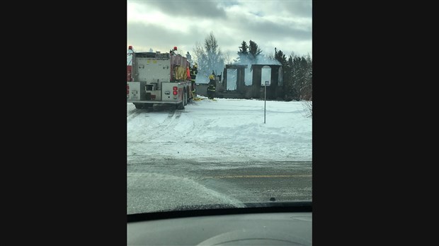 Un incendie ravage une résidence de Beauceville 