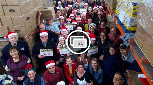 Les locaux de Moisson Beauce se transforment en atelier du père Noël