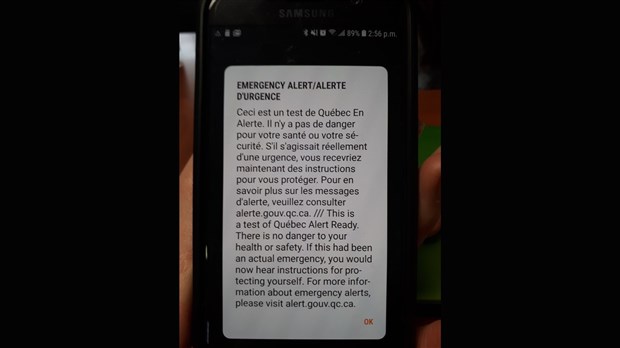 Une alerte qui en surprend plusieurs 
