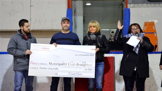 35 000 dollars pour l'aréna d'East Broughton