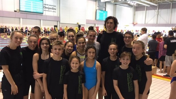 Conclusion d’une année faste au Club de natation régional de Beauce
