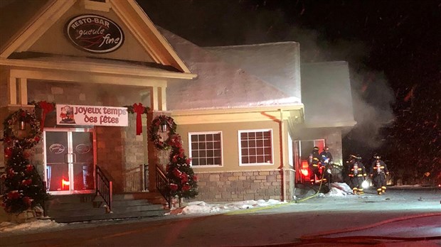 Incendie au restaurant le Bec Fin de Saint-Georges.