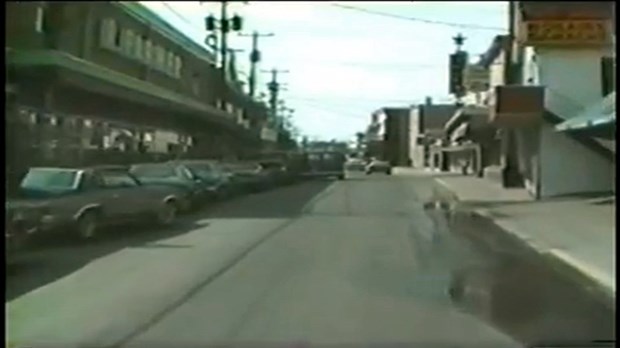 Normand DeLessard présente le centre-ville de St-Georges-de-Beauce en 1980