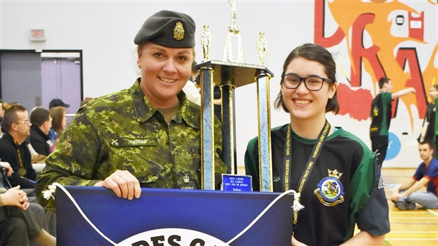 L’escadron 881 de Saint-Joseph se démarque lors des Jeux des cadets de Chaudière-Appalaches