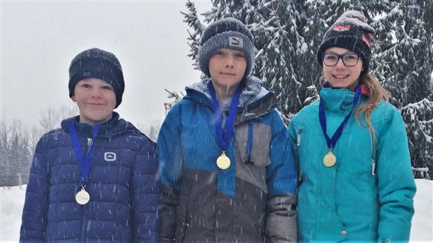 Quatre cadets de Sainte-Marie sur les marches du podium en biathlon