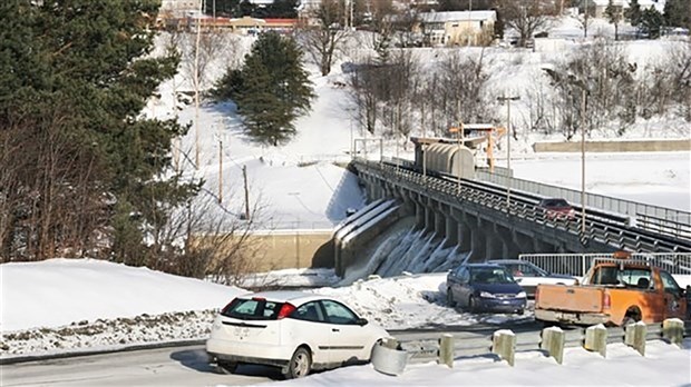 Fermeture temporaire de la voie de circulation du barrage Sartigan