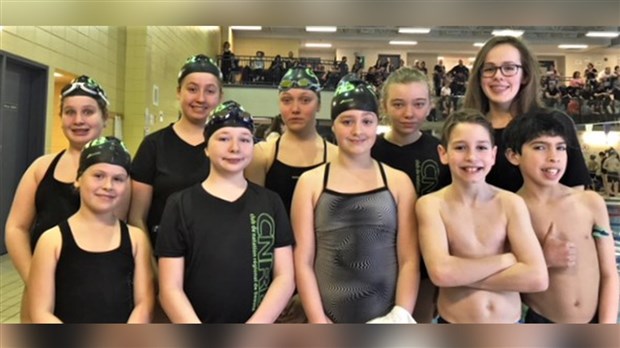 Le Club de natation régional de Beauce se distingue à Pont-Rouge