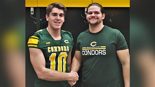Le quart-arrière Jacob Gosselin se joindra aux Condors du Cégep Beauce-Appalaches
