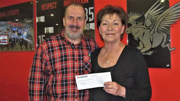 Manac remet 1 500 $ au club Inner Wheel de Saint-Georges