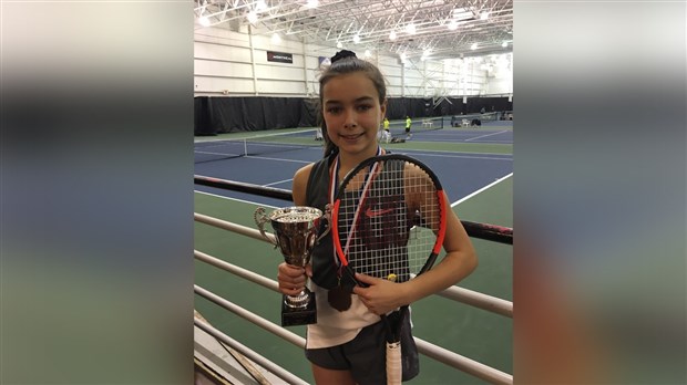 Tennis : Alizée Poulin devient championne québécoise en double et 3e en simple