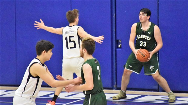 Les Condors se retrouvent au cinquième rang en basketball à la suite d'une défaite