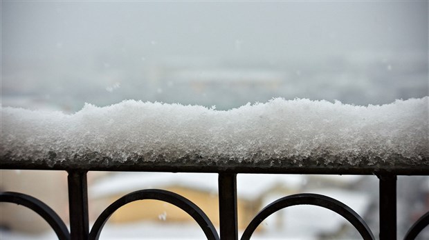 Accumulation rapide de neige en Beauce et dans les Etchemins