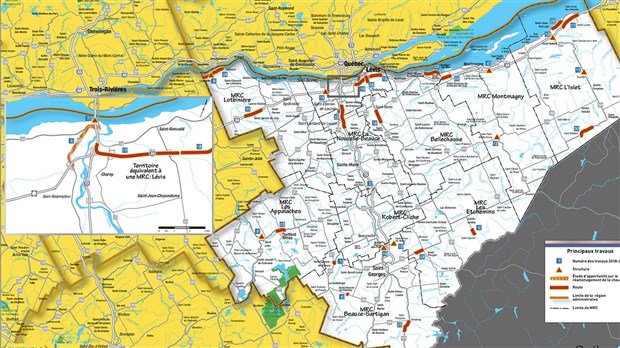 Programmation routière 2018-2020 : plus de 318 M$ dans la région