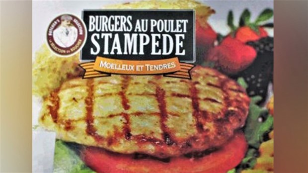 Rappel de burgers au poulet en raison de présence non déclarée d'oeufs