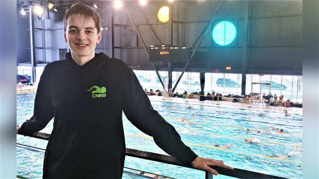 Le nageur beauceron Émerick Vachon obtient un standard national chez les 13-14 ans