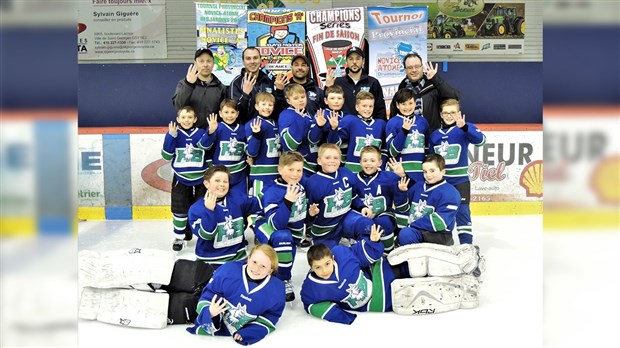 Hockey Novice A : les Lynx de la Haute-Beauce victorieux