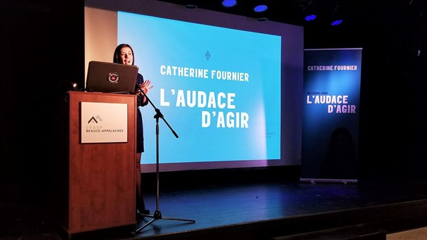 La députée péquiste Catherine Fournier était de passage au CBA