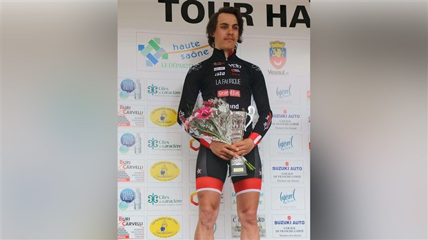 Le cycliste beauceron Guillaume Davidson brille en France