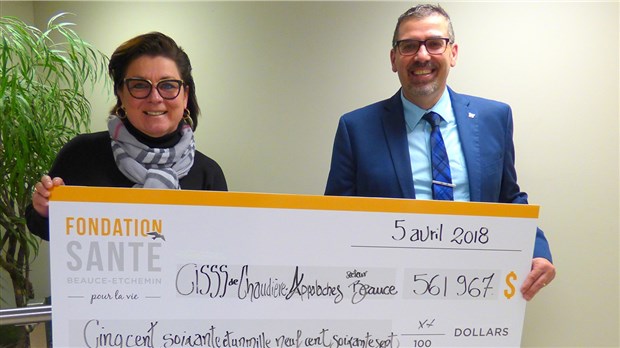 La Fondation Santé Beauce-Etchemin a amassé plus de 500 000 $