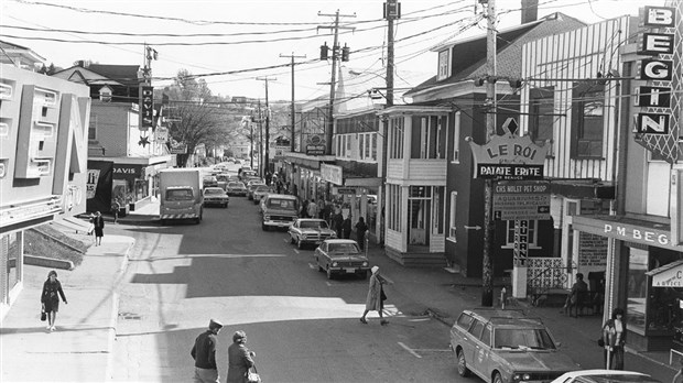 LE CENTRE-VILLE EN 1975