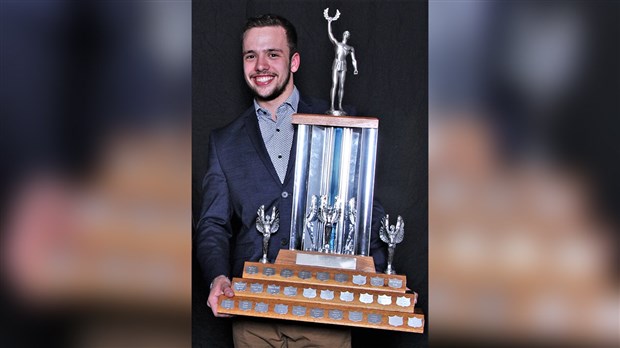 Jimmy Darac, de Ste-Marie, élu athlète de l'année au Cégep de Lévis-Lauzon