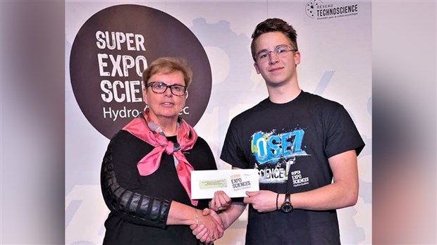 William Grey du Cégep de Thetford s’illustre grâce à son projet scientifique novateur