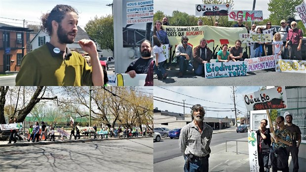 La marche contre Monsanto rassemble une trentaine de personnes à St-Georges