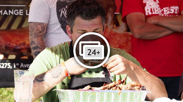 Le soleil et la population au rendez-vous pour le RibFest en Beauce