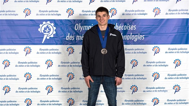 Samuel Nadeau satisfait de sa participation aux Olympiades canadiennes des métiers et des technologies