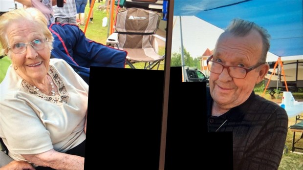 RETROUVÉS: Disparition de Mme Irène Bolduc et M. Laurier Dupuis