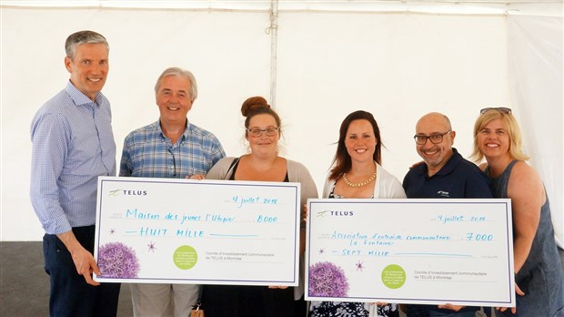 15 000 $ pour deux organismes de Sainte-Marie-de-Beauce