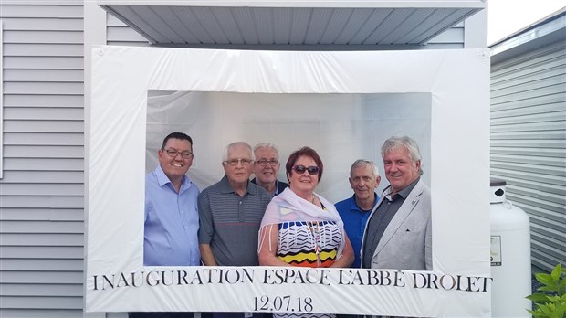 L'espace L'abbé-Raymond-Drolet a été officiellement inauguré