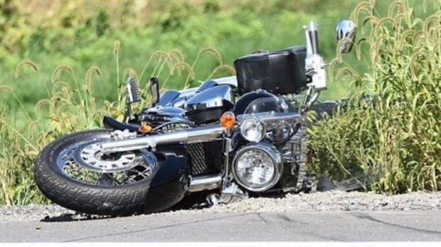 Accident de moto à Saint-Anselme