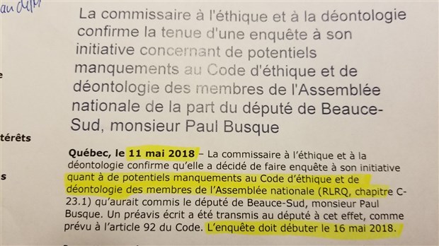 L'affaire Paul Busque : un proche collaborateur accepte de parler