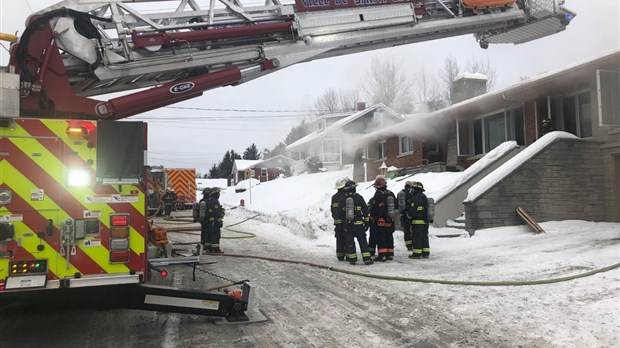 Un feu de résidence en cours à Saint-Georges