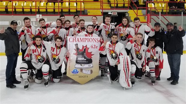 L'équipe Midget B2 du Regroupement BC-SG gagne son 2e tournoi