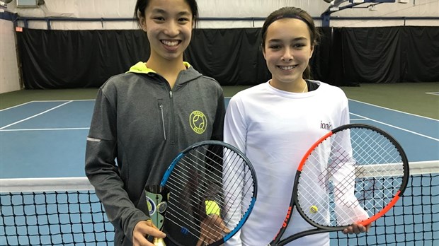 Rosalie Carier-Dulac et Alizée Poulin au Circuit québécois 14 ans 